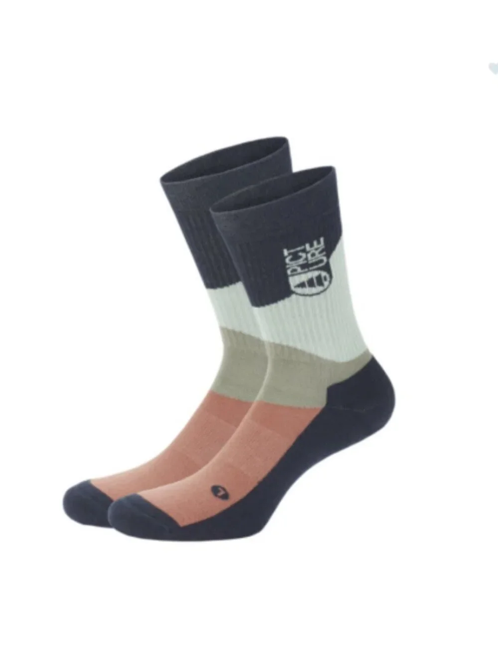 Picture Men's Large Barmys Casual Sock Apricot Grey NWT Organic Cotton Blend